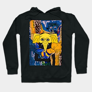 Express Your Zodiac Spirit with NFT Character - FemaleMask Street ArtGlyph on TeePublic Hoodie